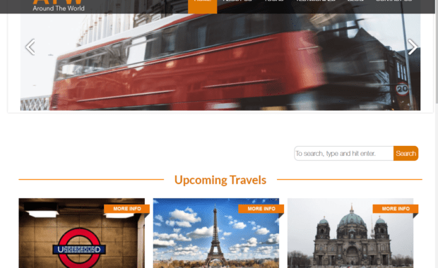 Around The World WordPress Theme